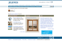 Tablet Screenshot of iframes.jeld-wen.com