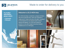 Tablet Screenshot of jeld-wen.asia
