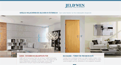 Desktop Screenshot of jeld-wen.at