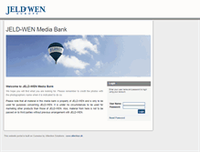 Tablet Screenshot of mediabank.jeld-wen.biz
