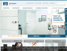 Tablet Screenshot of jeld-wen.fr